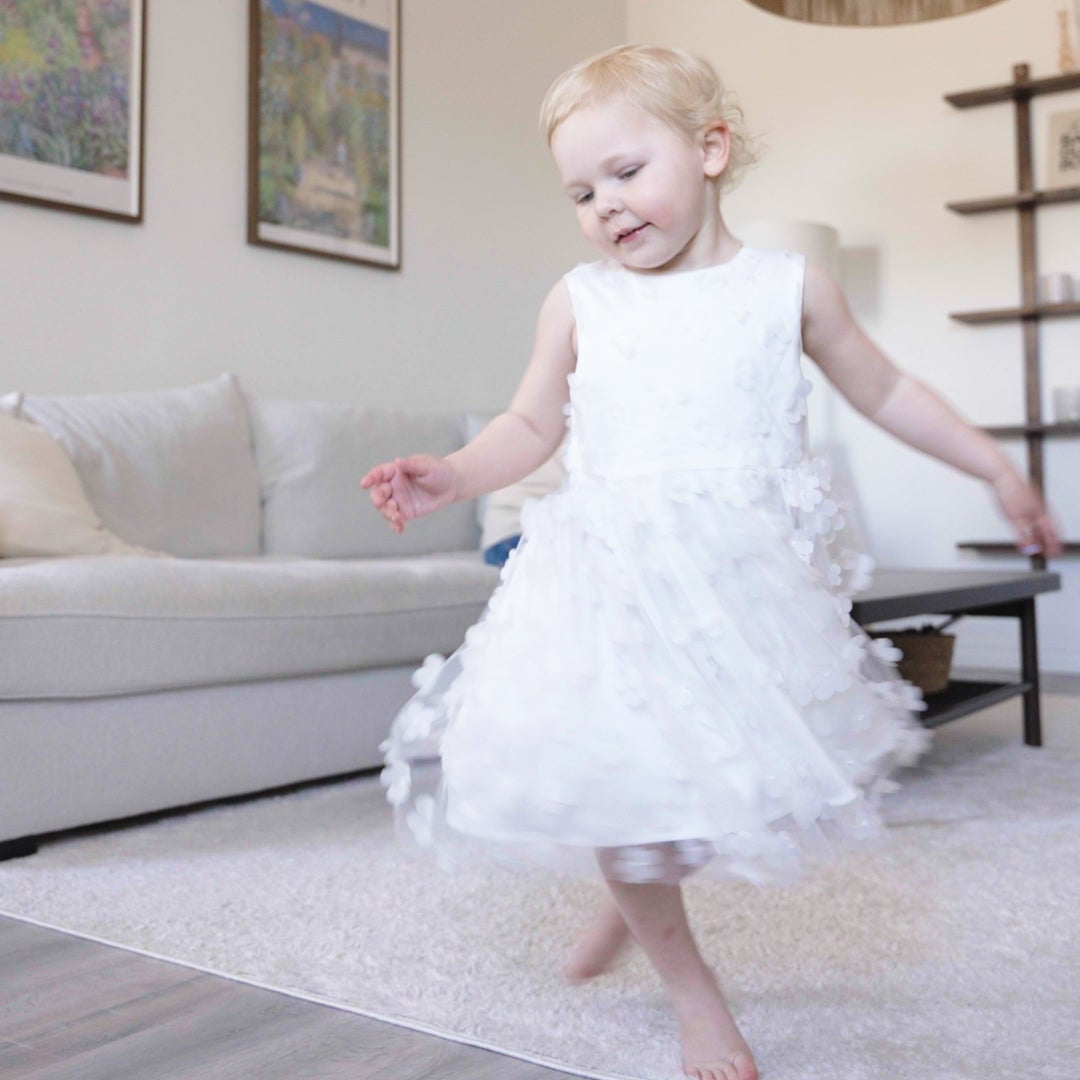 Light Tulle Flower Dress