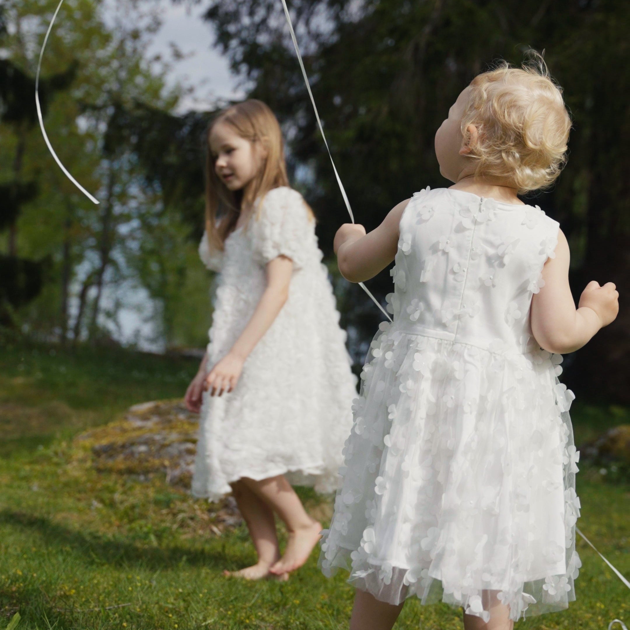 Light Tulle Flower Dress