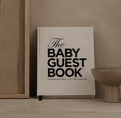 The Baby Guest Book - För barn som klarar av att höra sanningen - Svensk