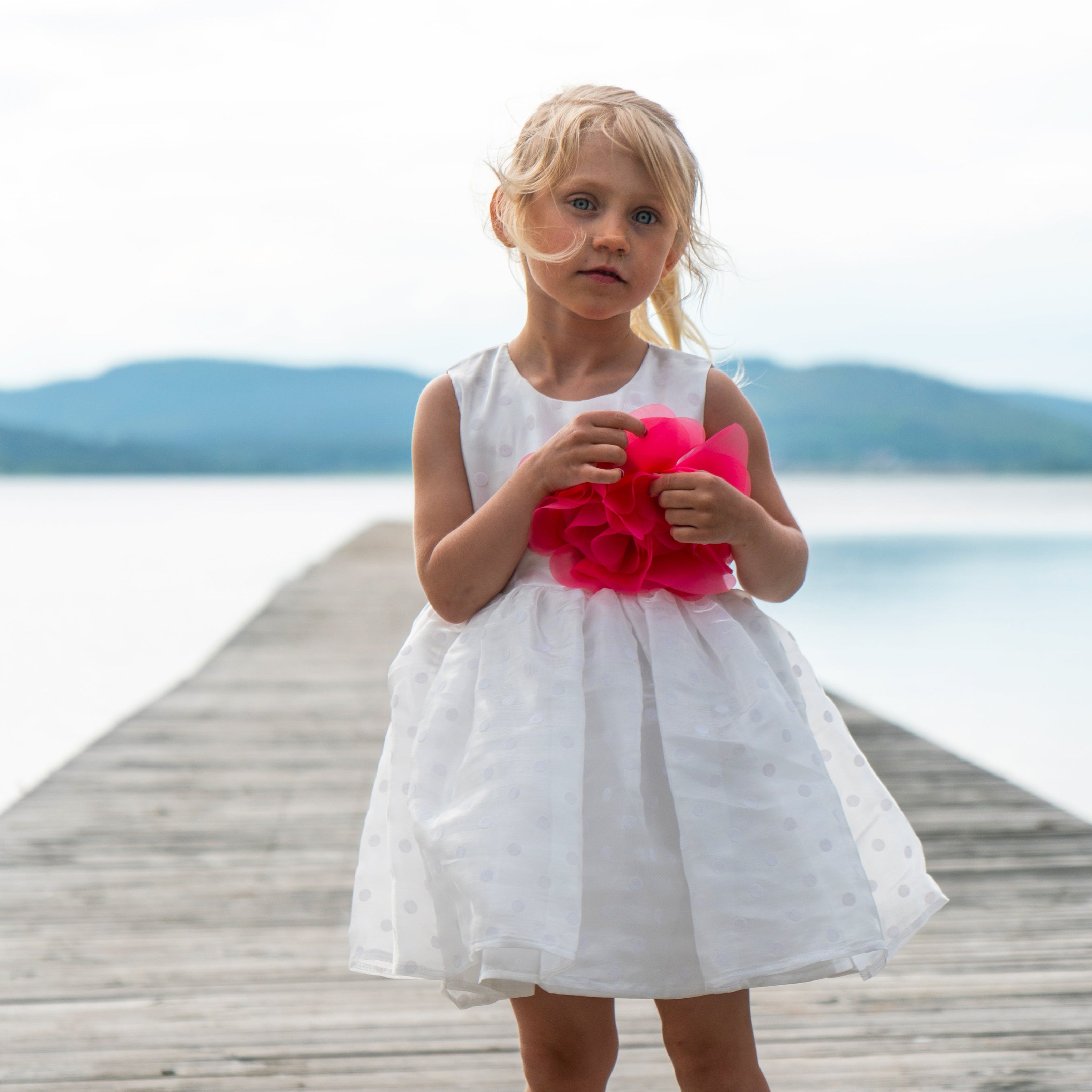 Dot Flower Dress