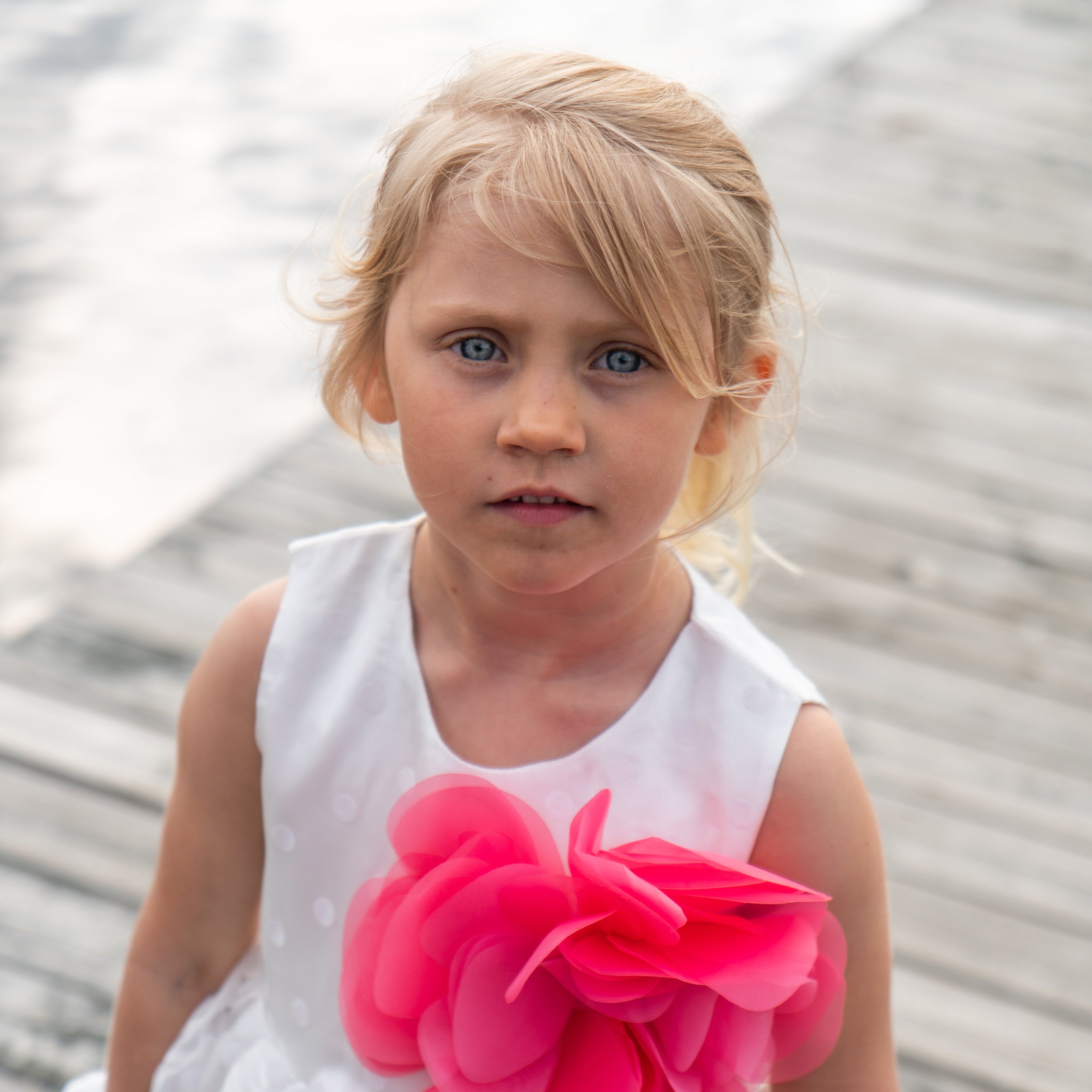 Dot Flower Dress