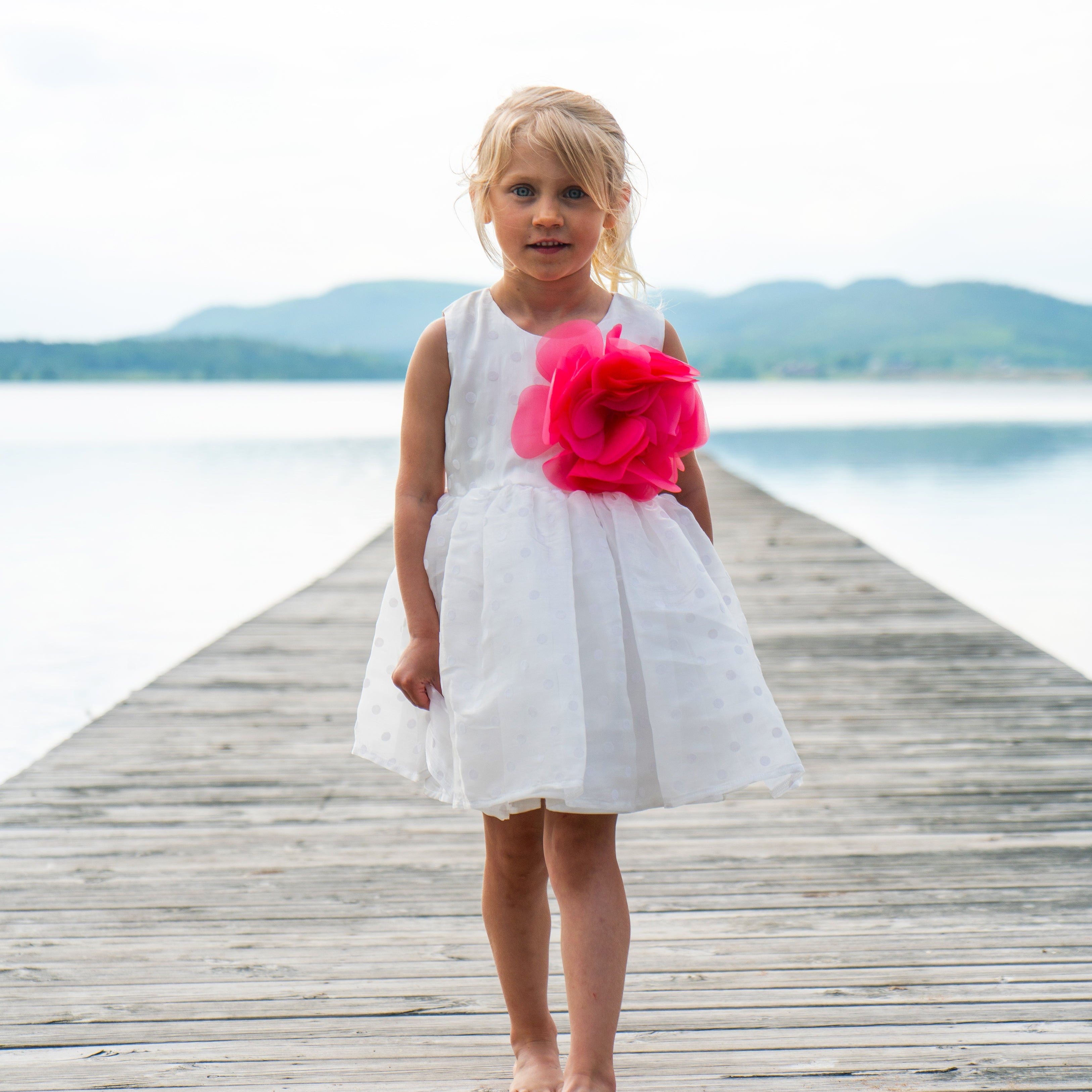 Dot Flower Dress