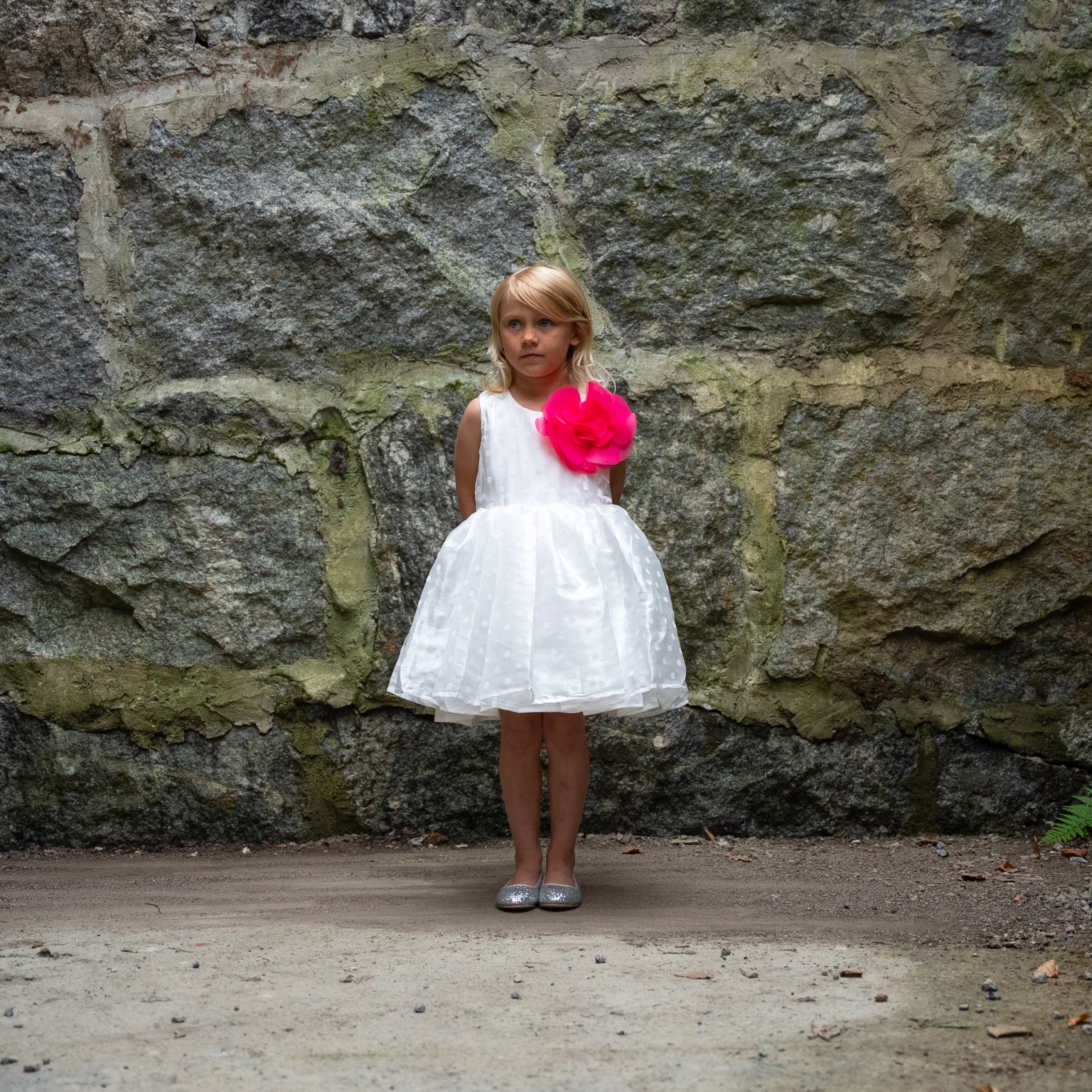 Dot Flower Dress