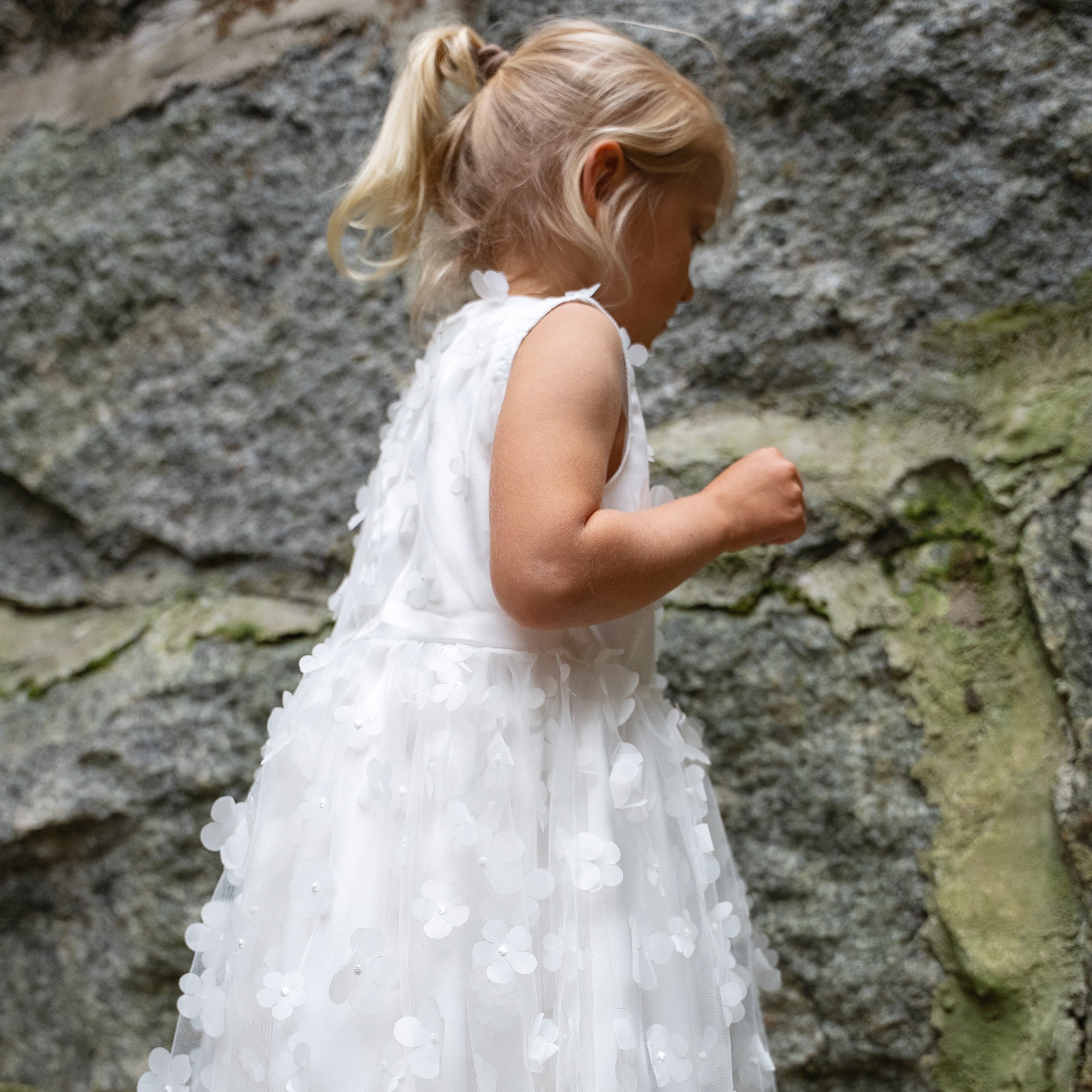 Light Tulle Flower Dress