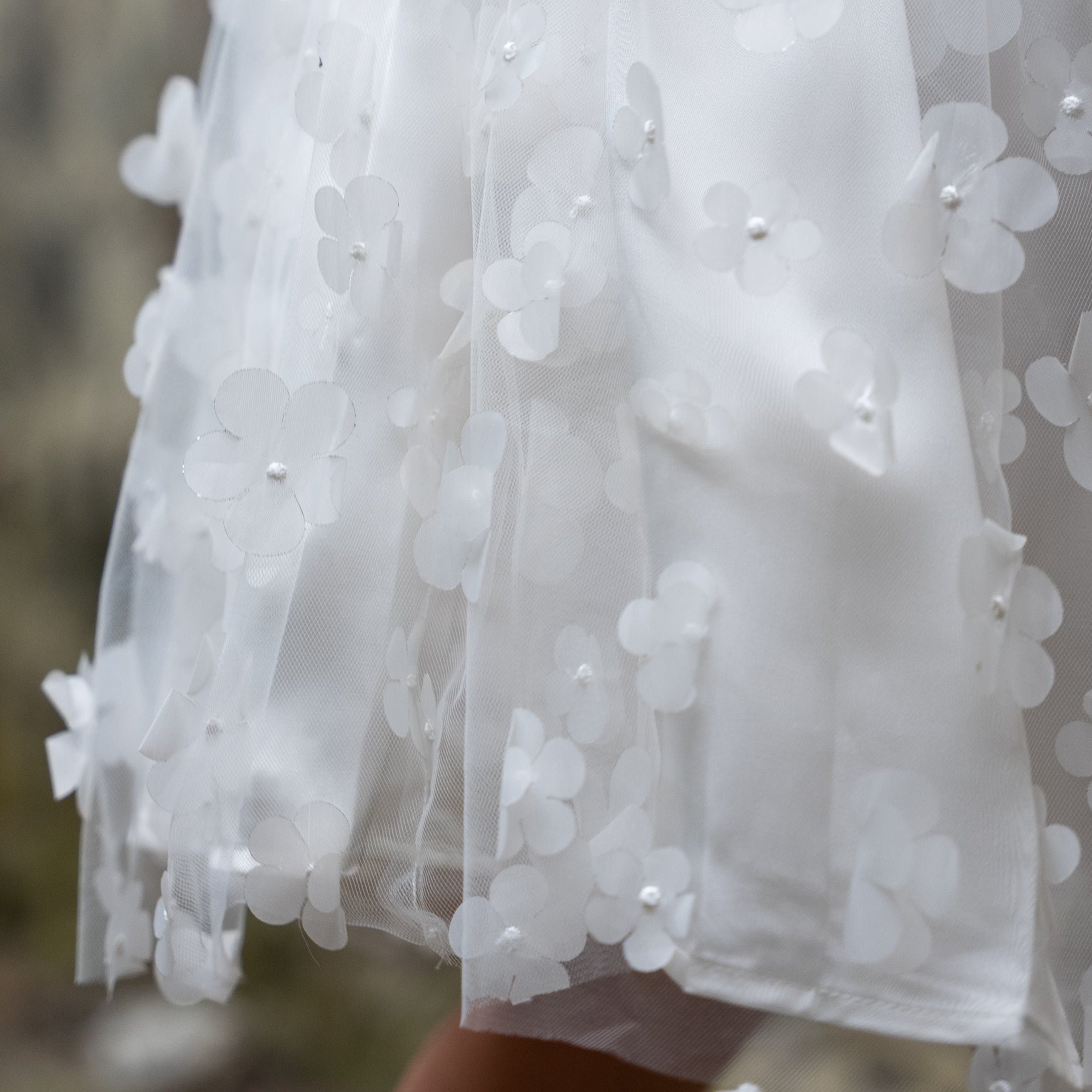 Light Tulle Flower Dress