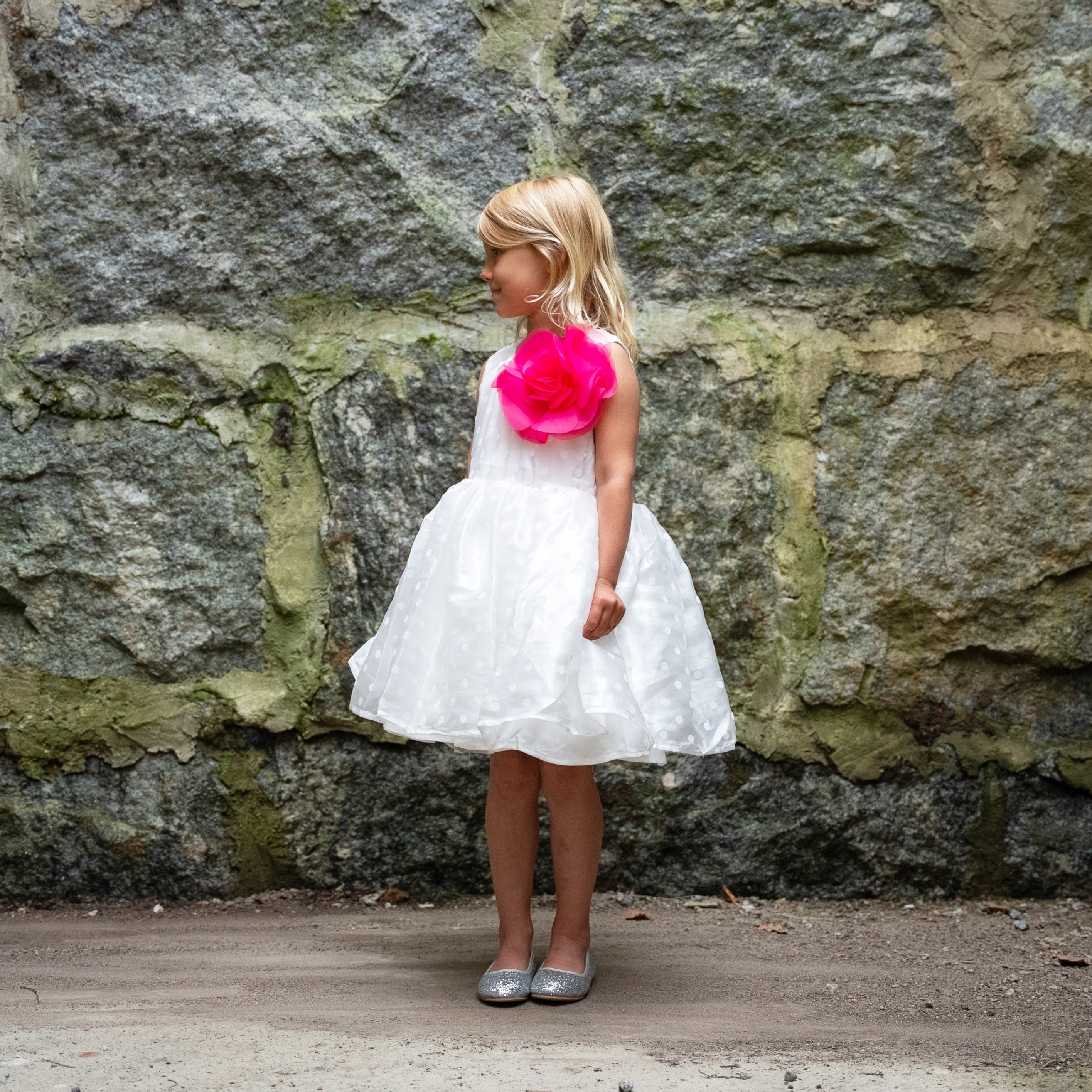 Dot Flower Dress