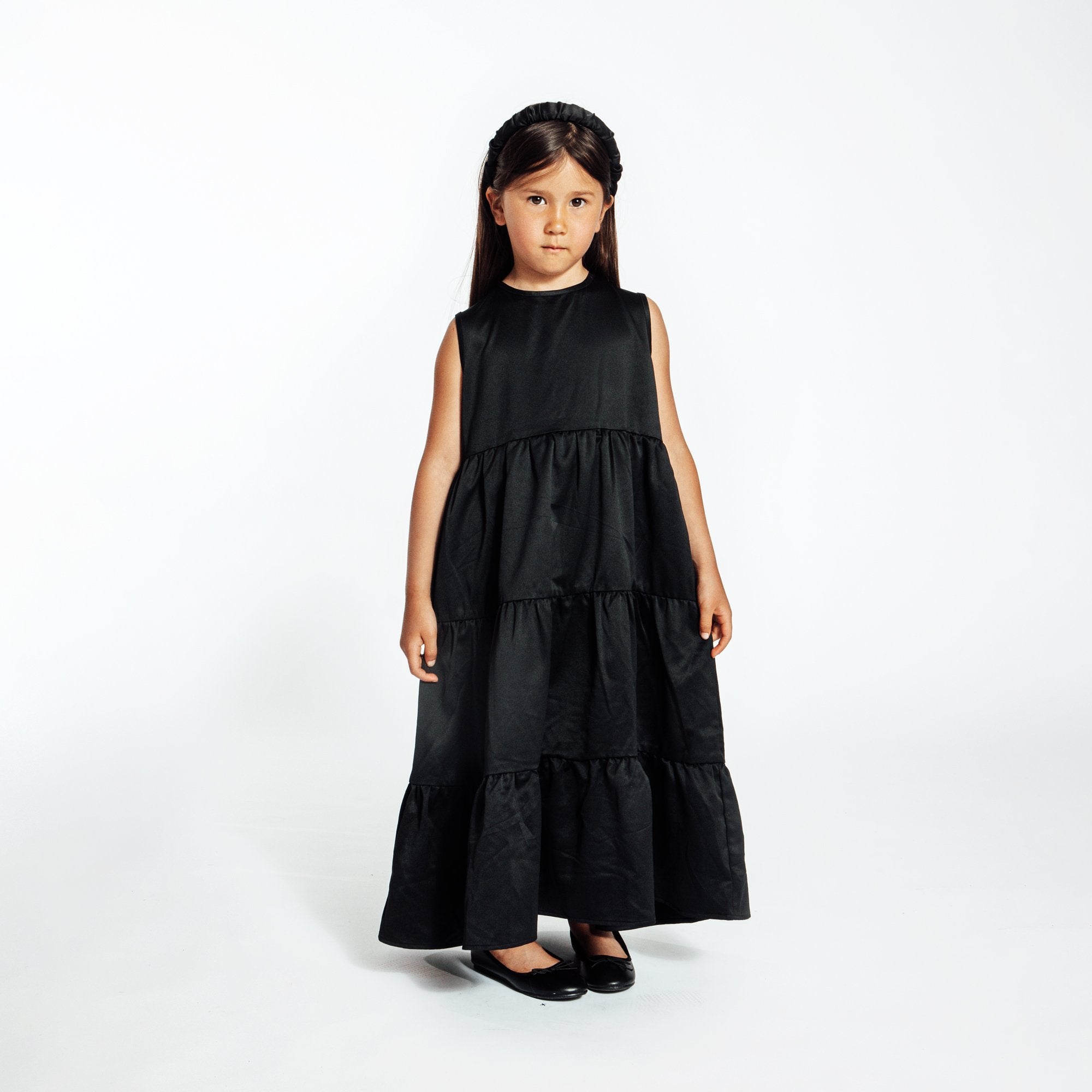 The Long Puffy Fields Dress - The Tiny Universe