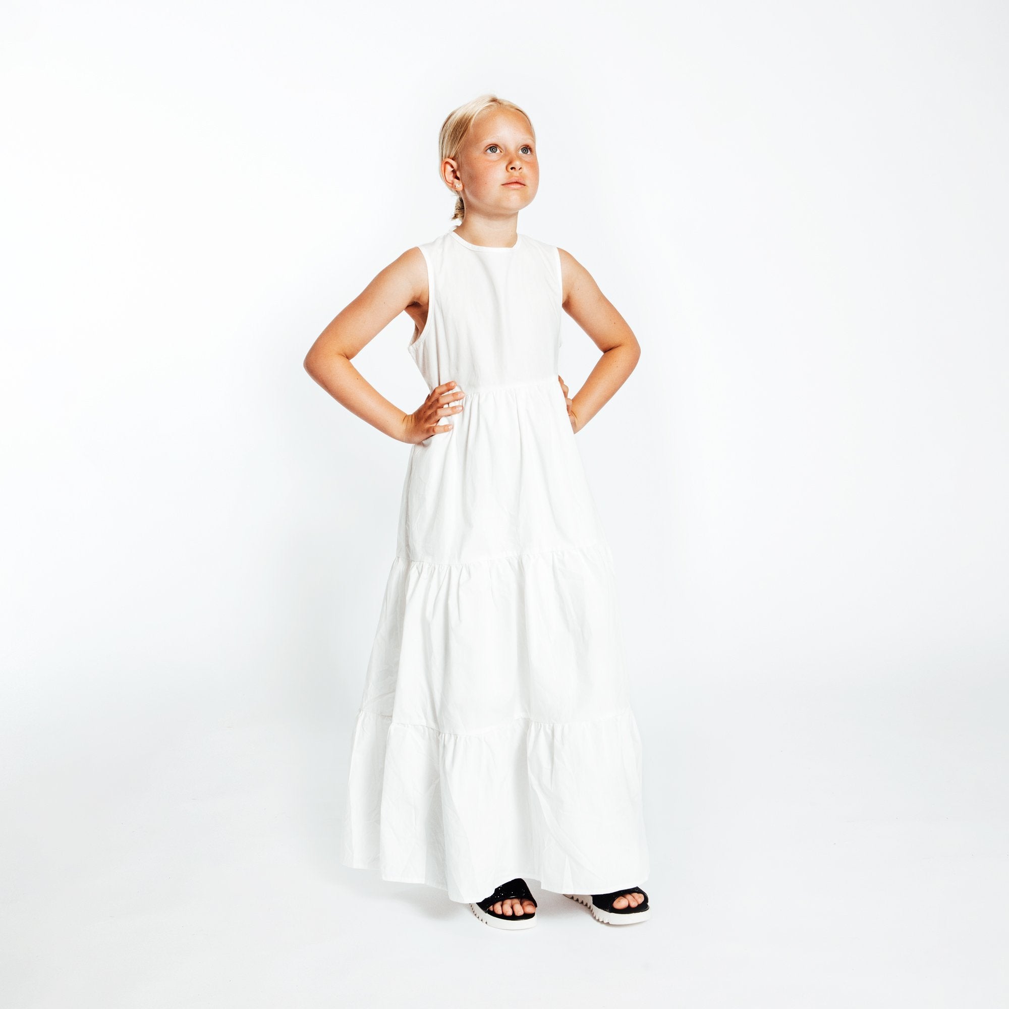 The Long Puffy Fields Dress - The Tiny Universe