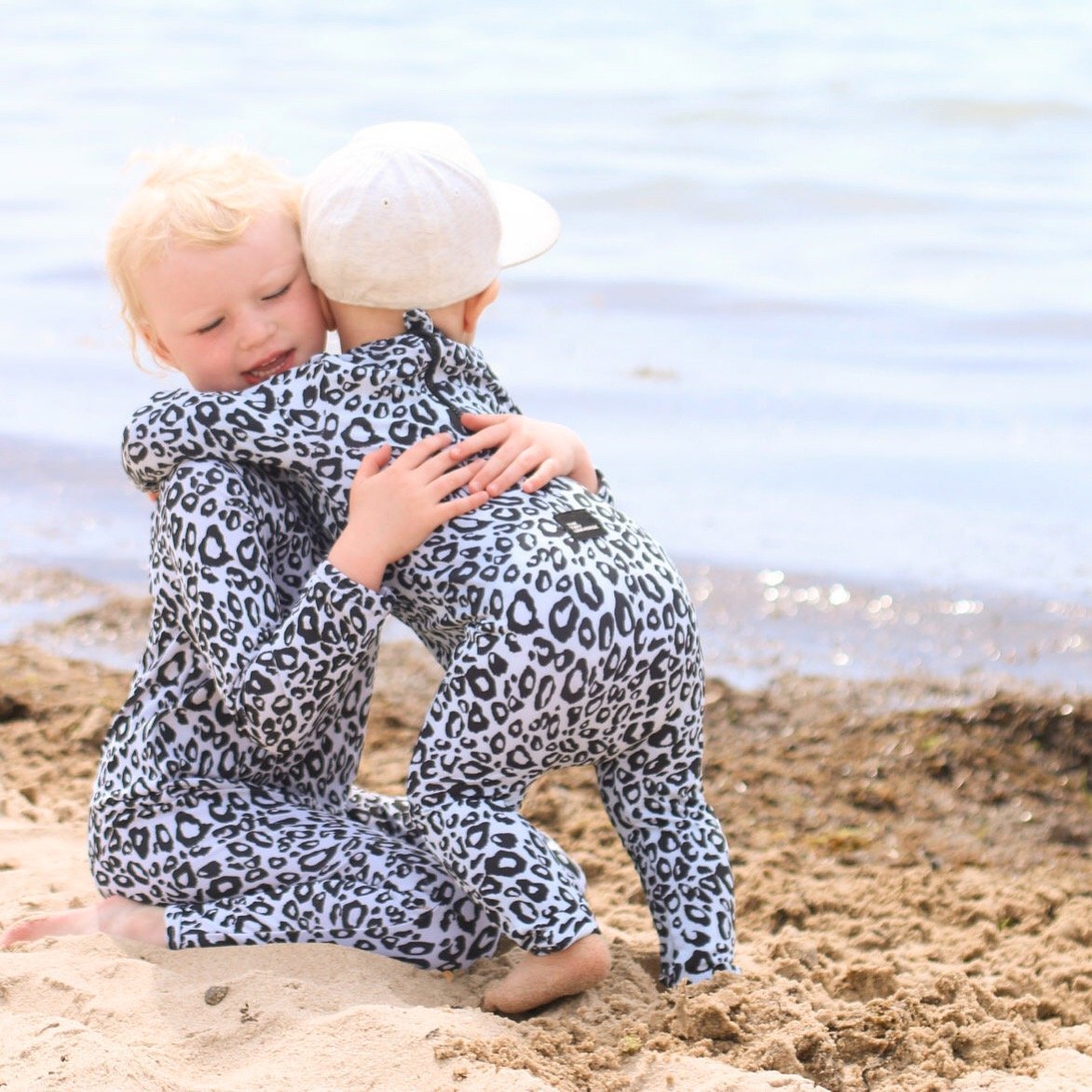 UV-protected Swimsuit - Snow Leopard - The Tiny Universe Swimsuit