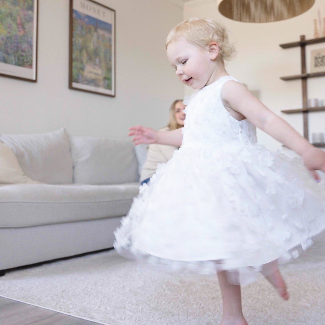 Light Tulle Flower Dress