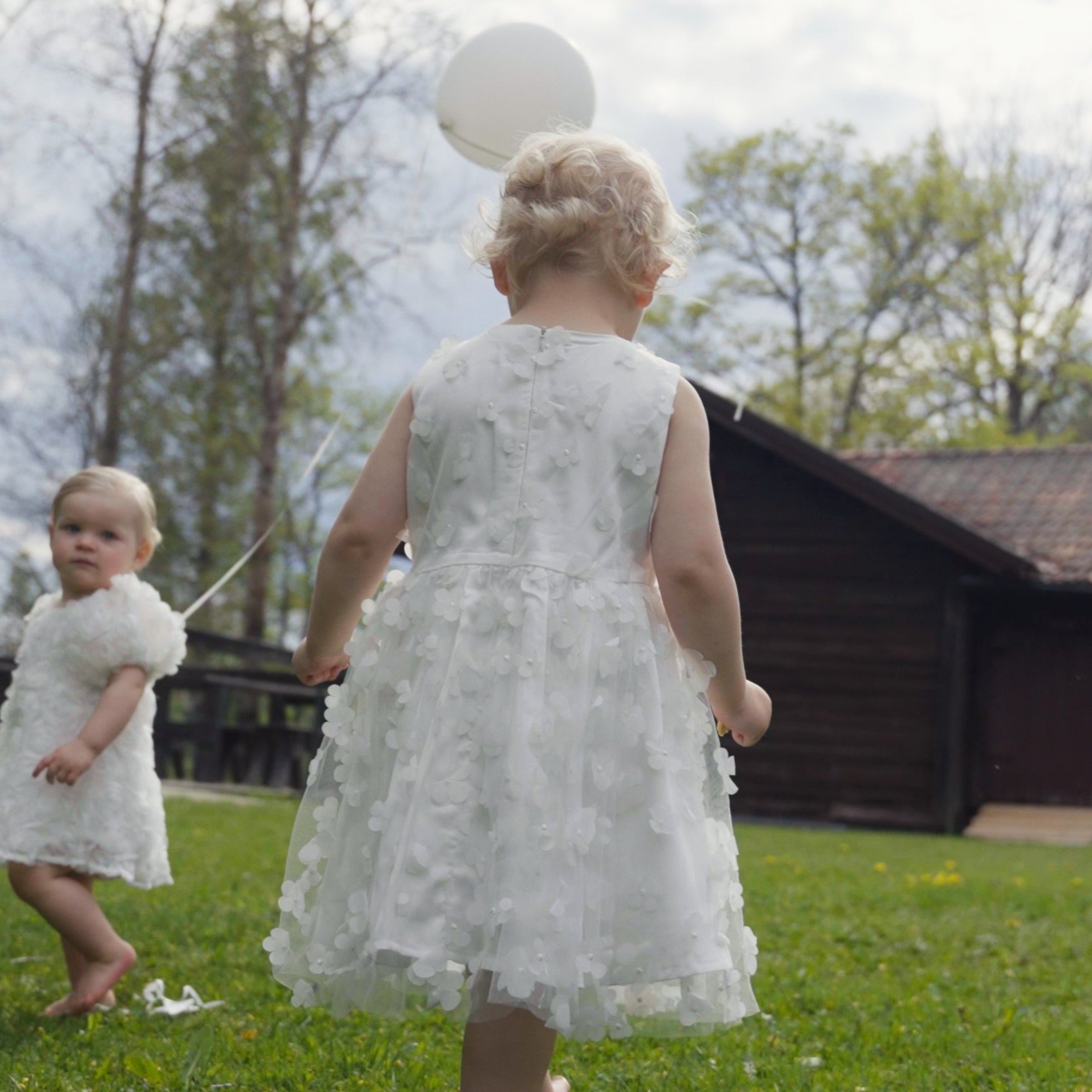 Light Tulle Flower Dress