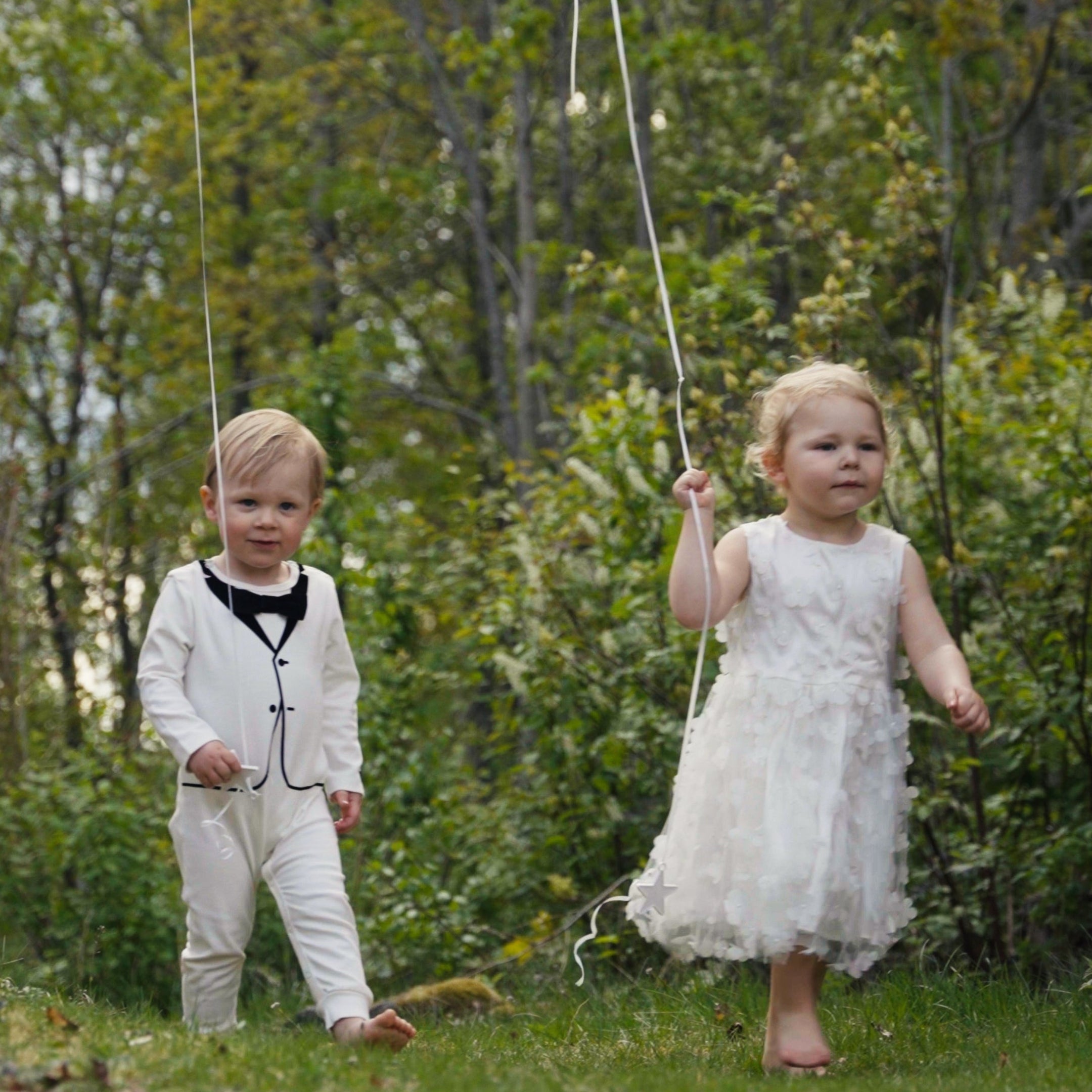 Light Tulle Flower Dress