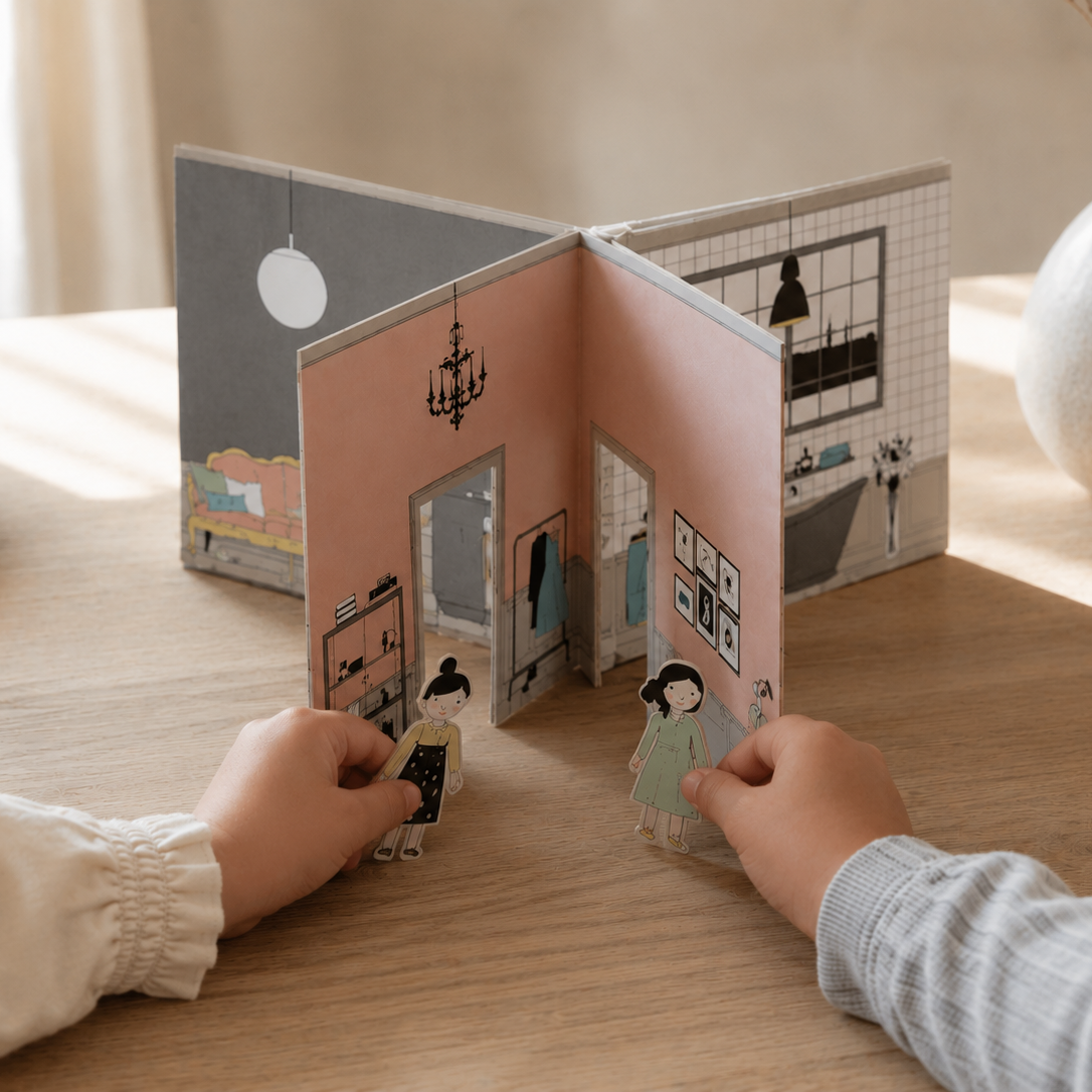 THE TINY DOLLHOUSE - A PERFECT HOME FOR PICKY DOLLS