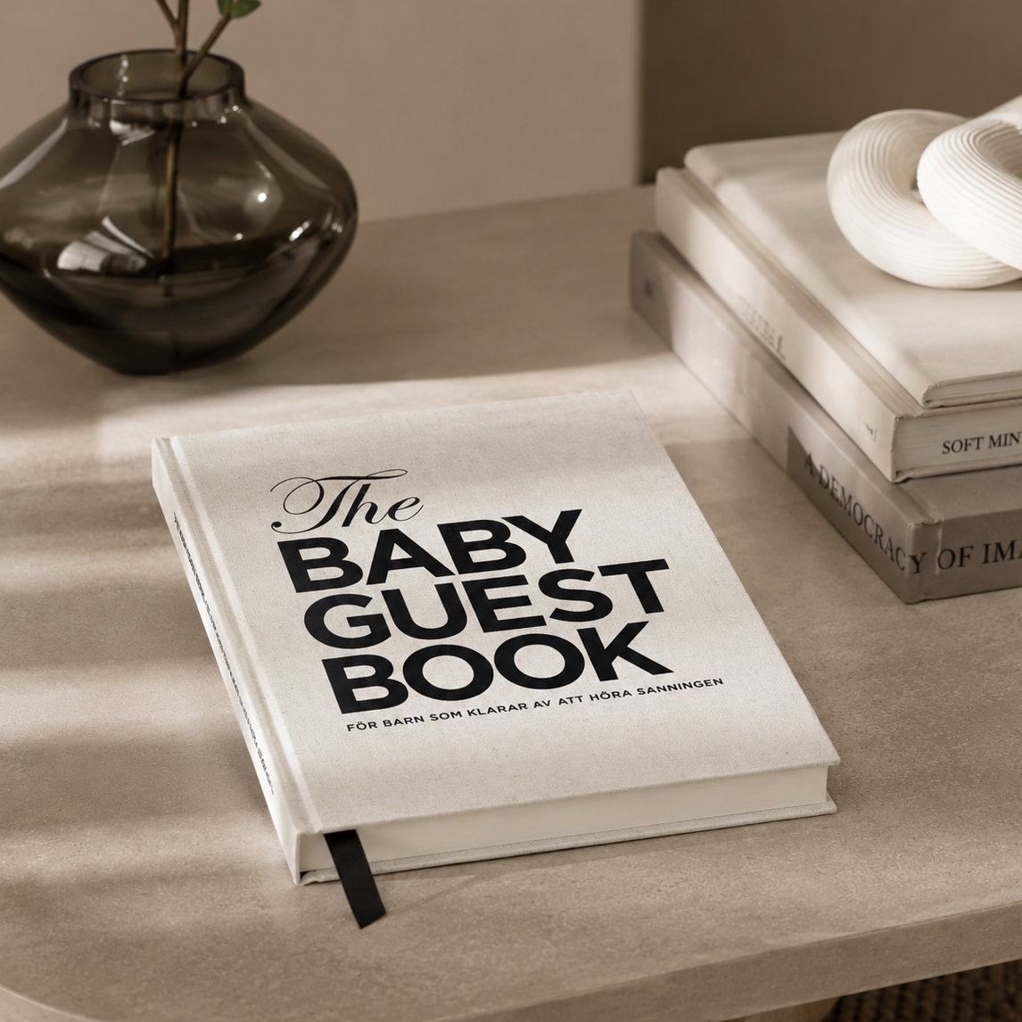 The Baby Guest Book - För barn som klarar av att höra sanningen - Svensk