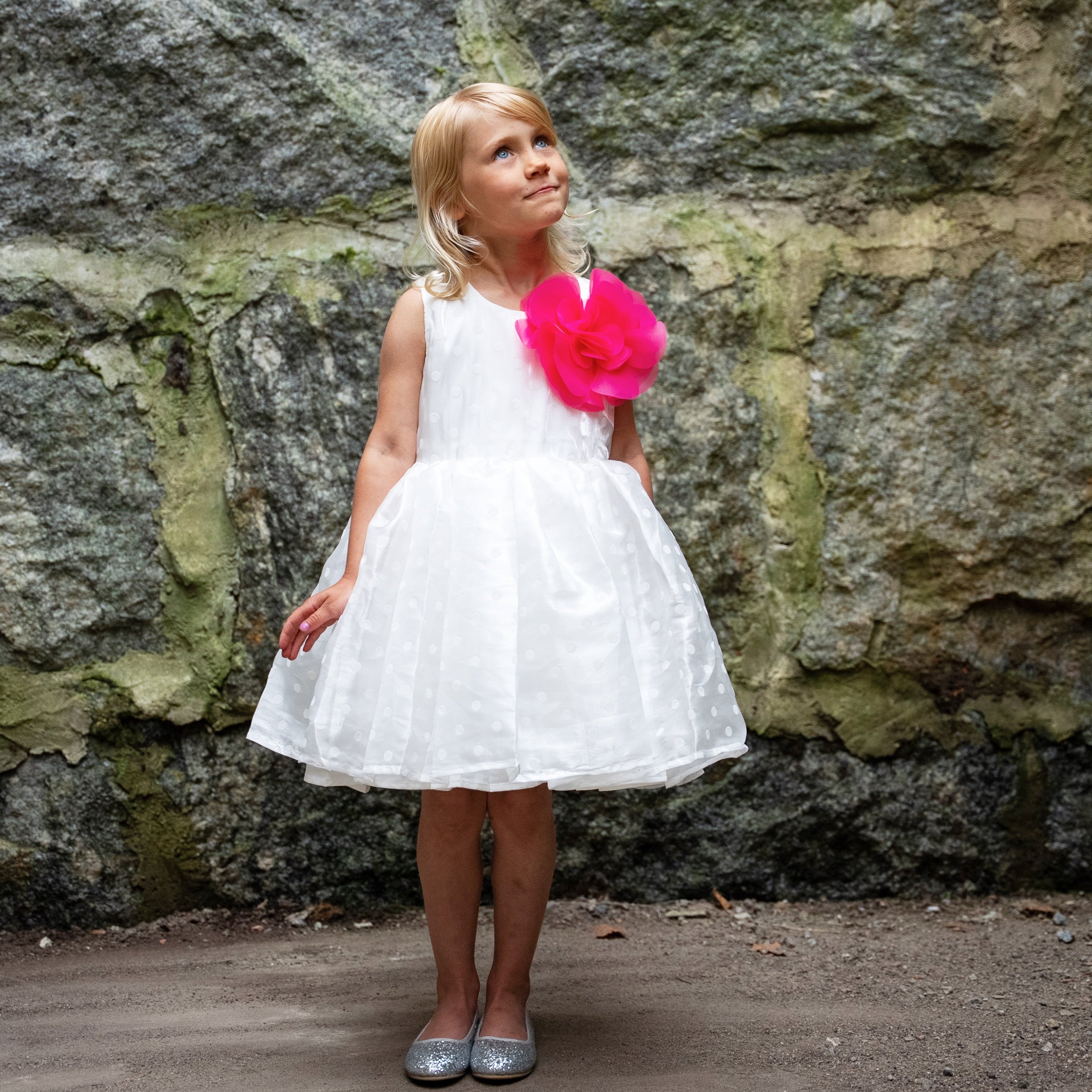 Dot Flower Dress