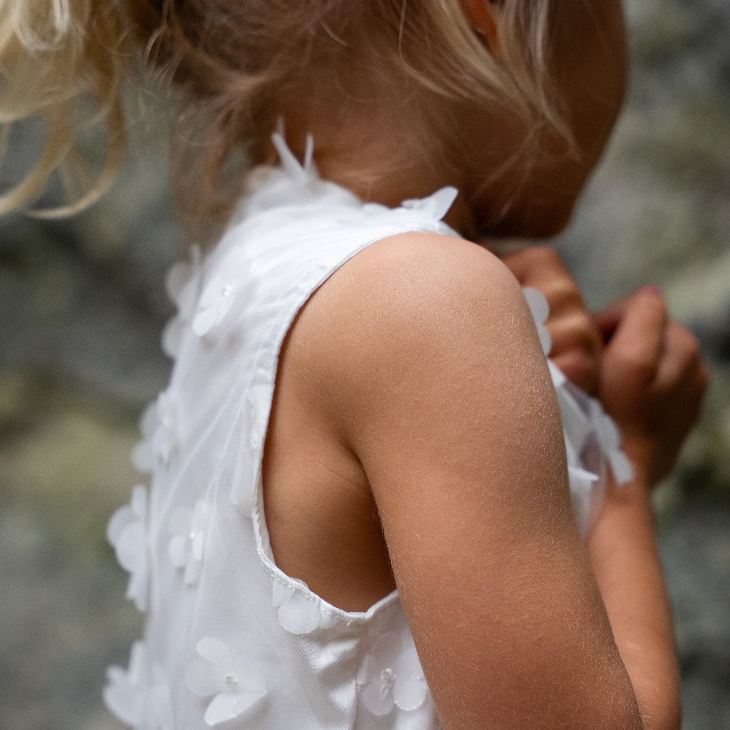Light Tulle Flower Dress