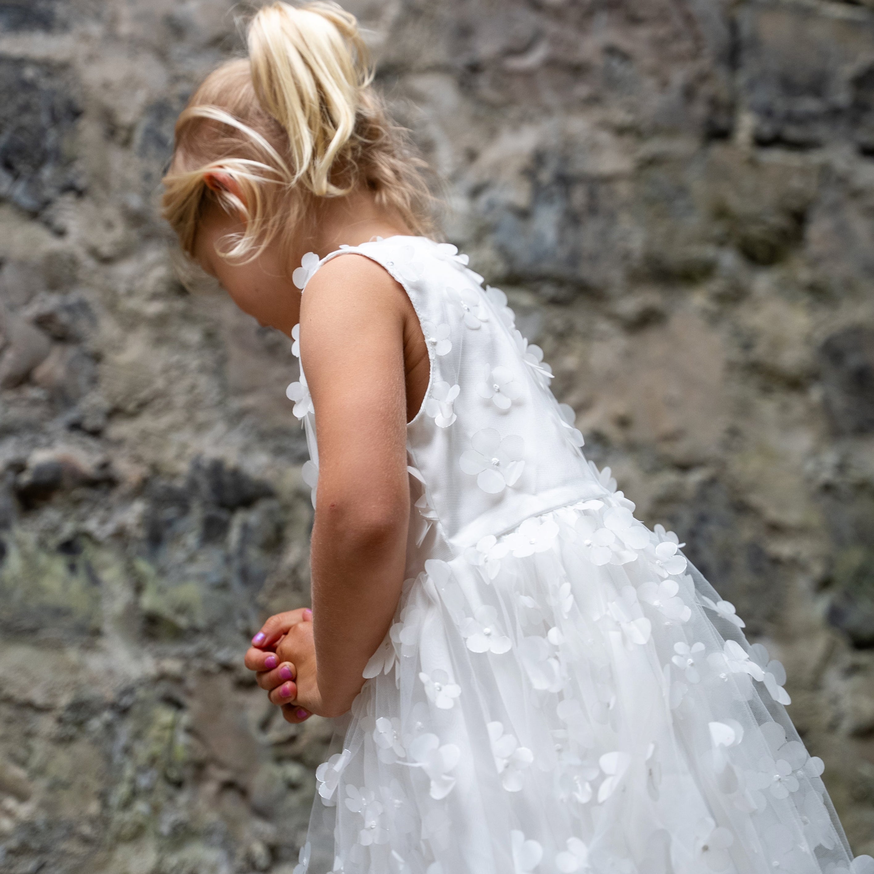 Light Tulle Flower Dress