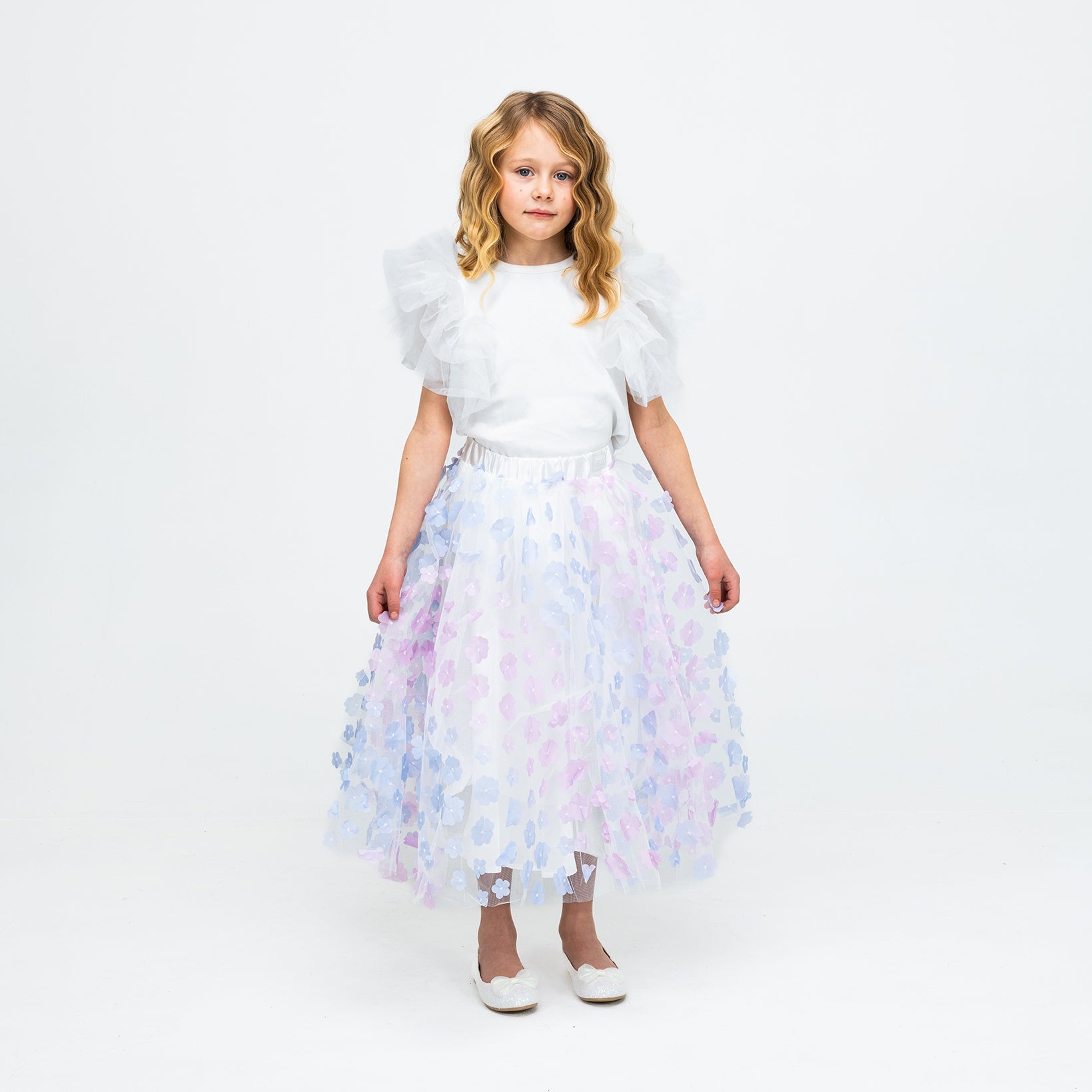 Light Flowers Skirt - The Tiny Universe Skirts