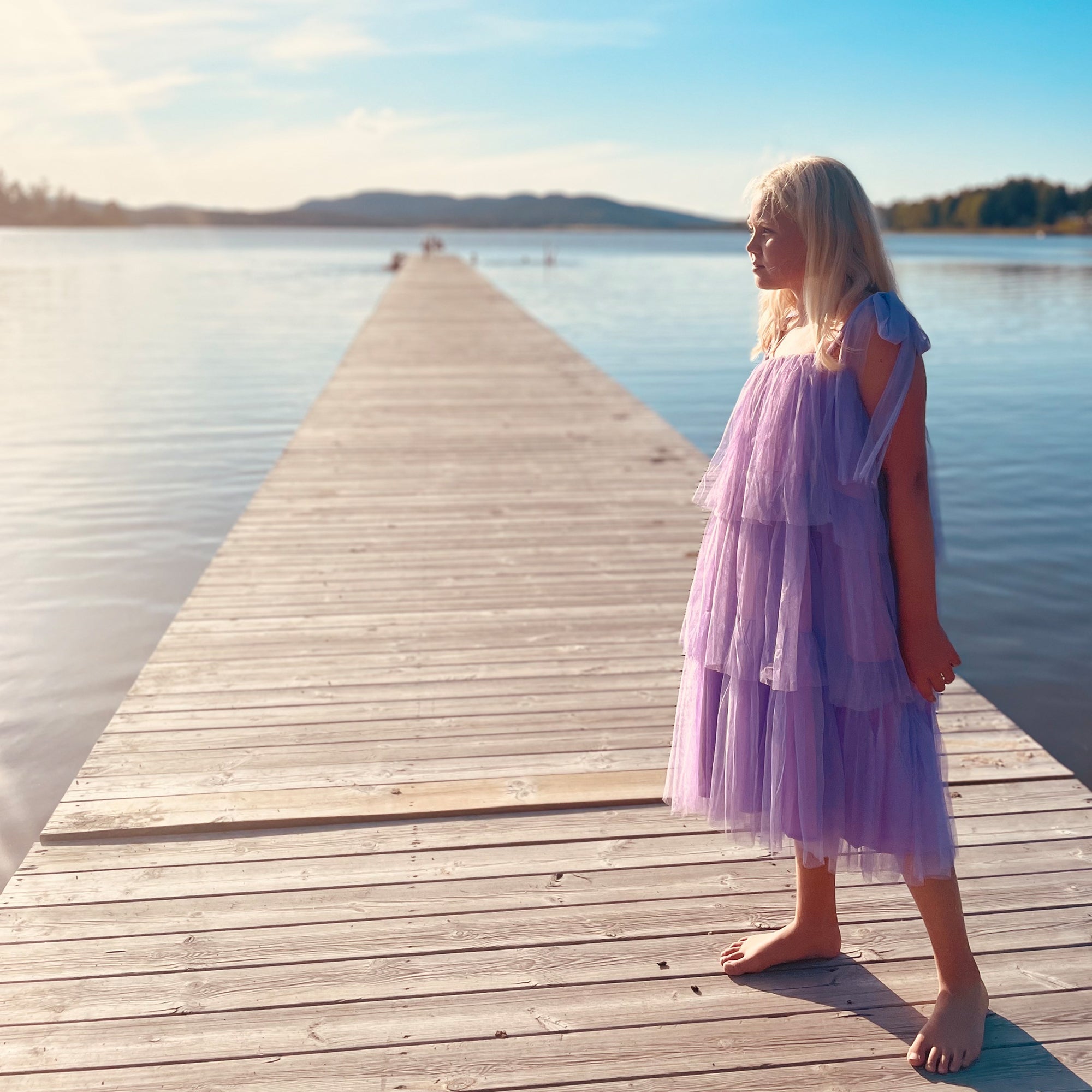 Draped Tulle Dress - The Tiny Universe Dress