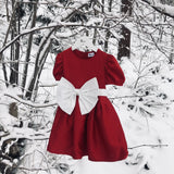Huge Ribbon Dress Red / Polyester - The Tiny Universe Dress