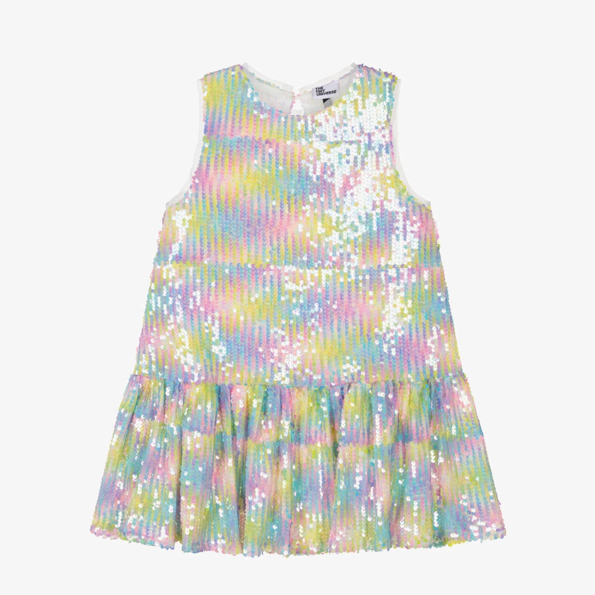 No Sleeves Sequined Dress - The Tiny Universe Dresses