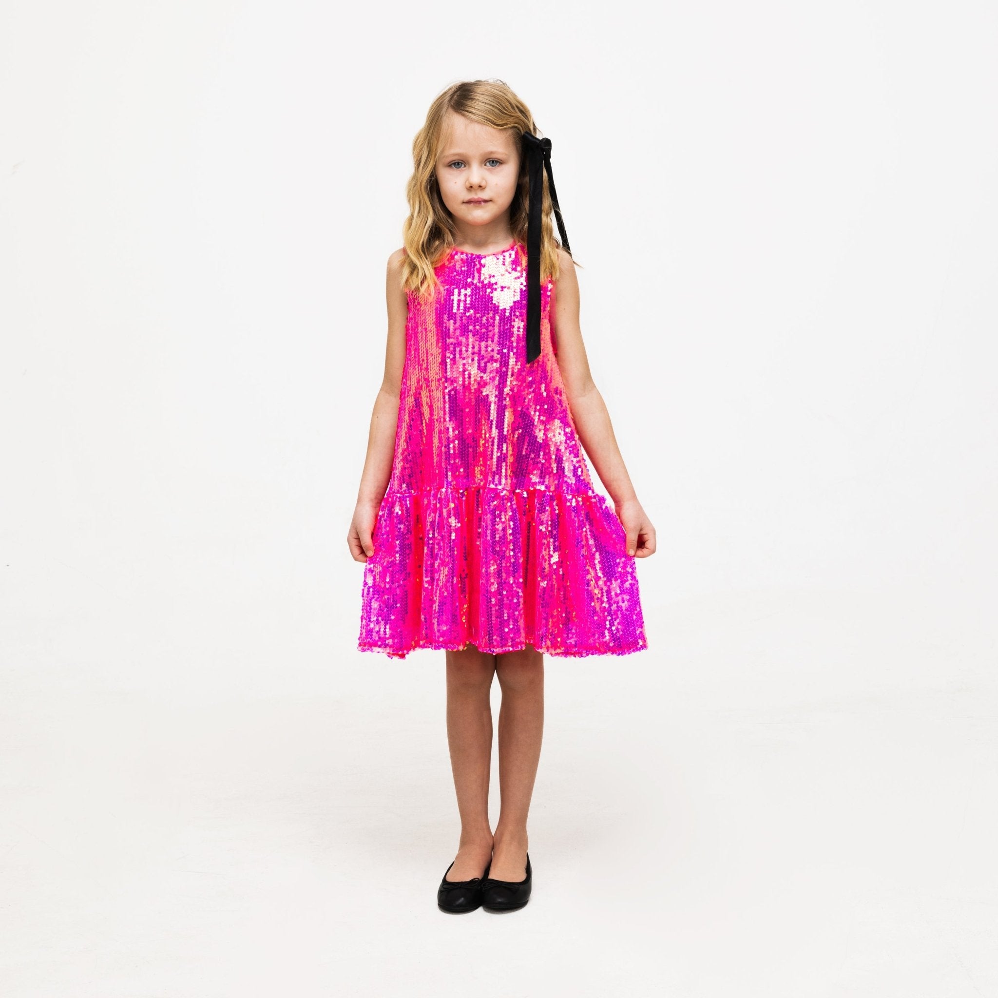 No Sleeves Sequined Dress - The Tiny Universe Dresses