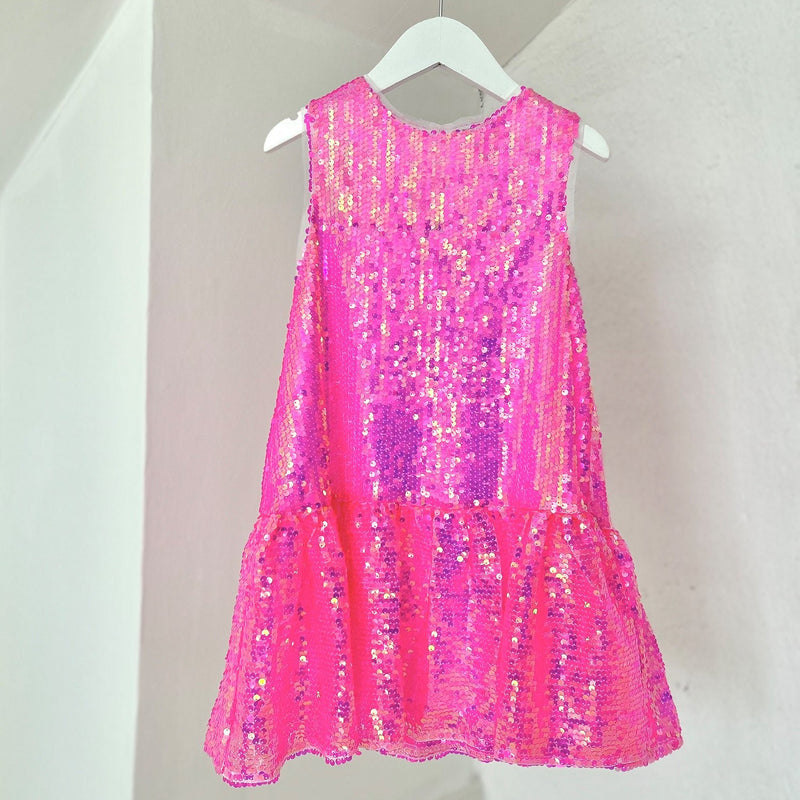 No Sleeves Sequined Dress - The Tiny Universe Dresses