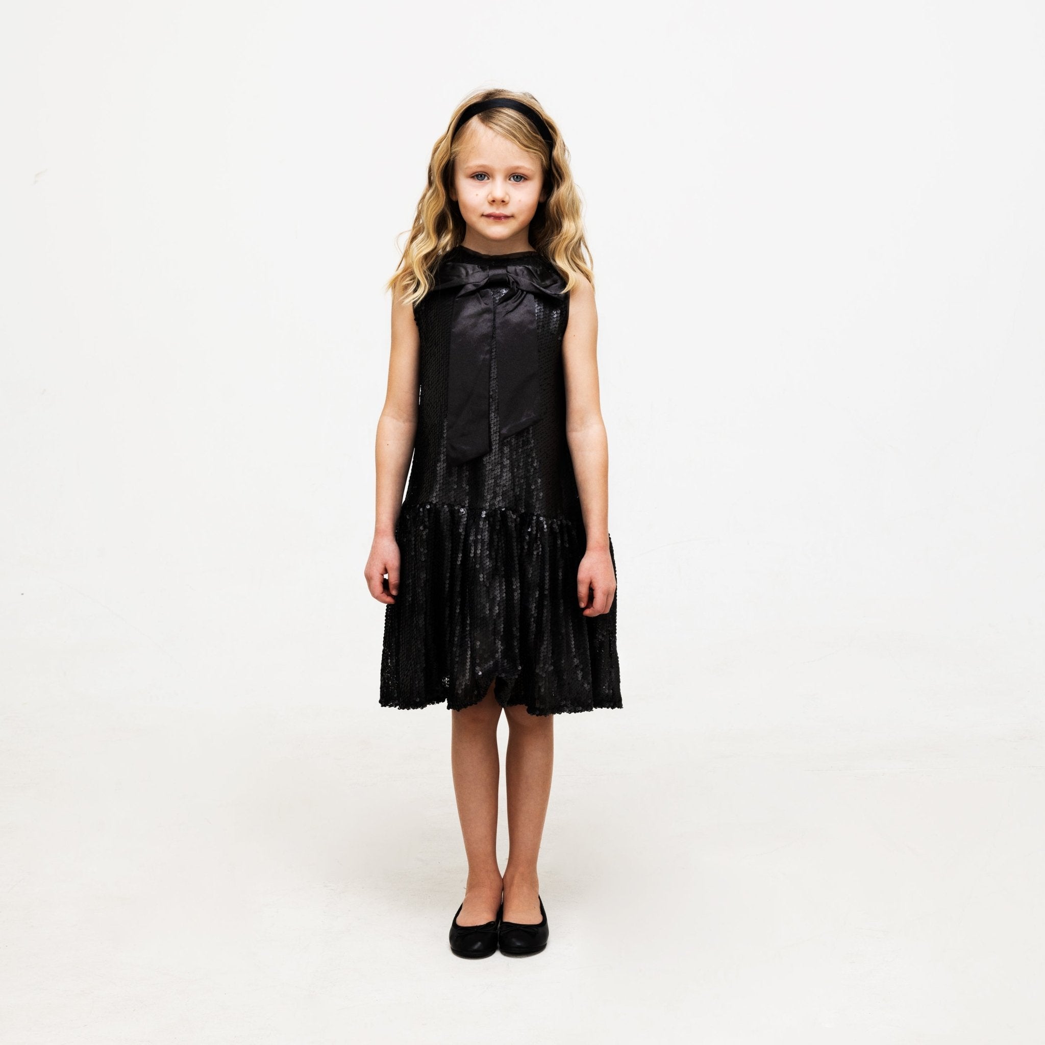 Sequined Ribbon Dress - The Tiny Universe Dresses