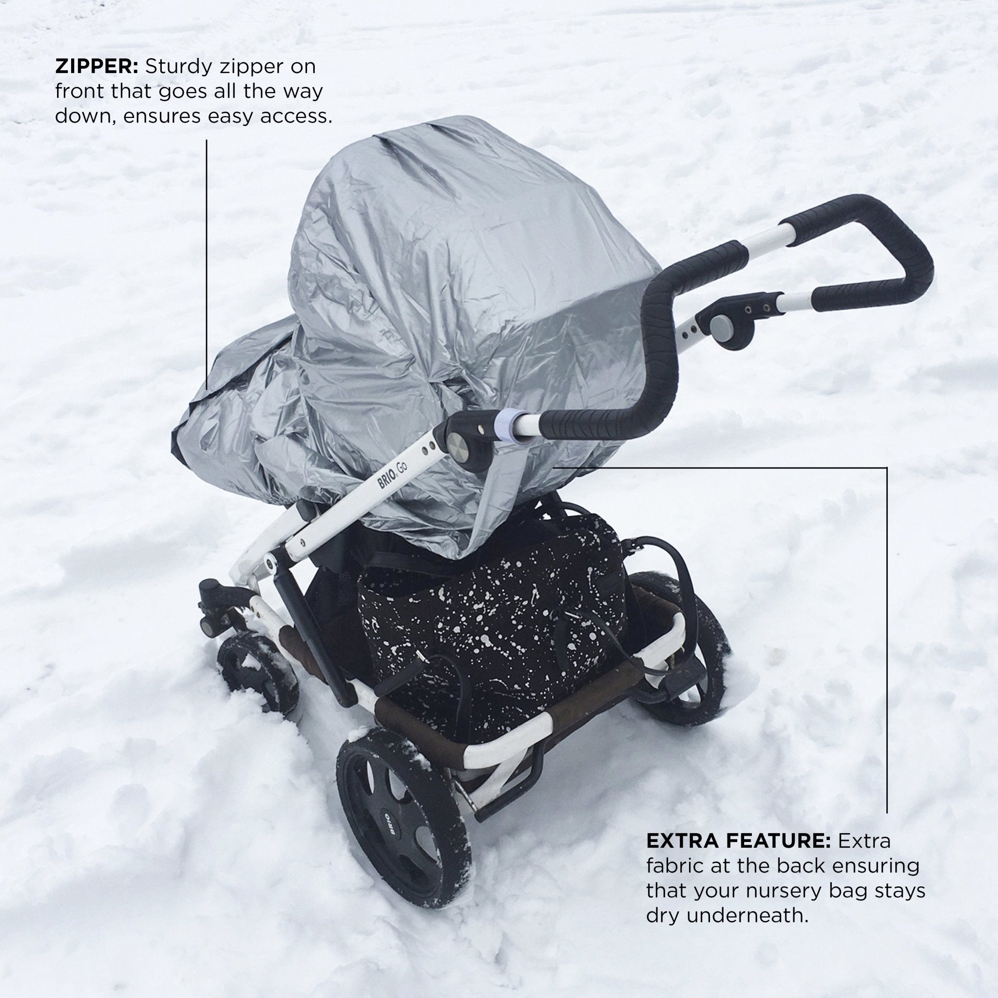 Stroller Rain Cover - The Tiny Universe