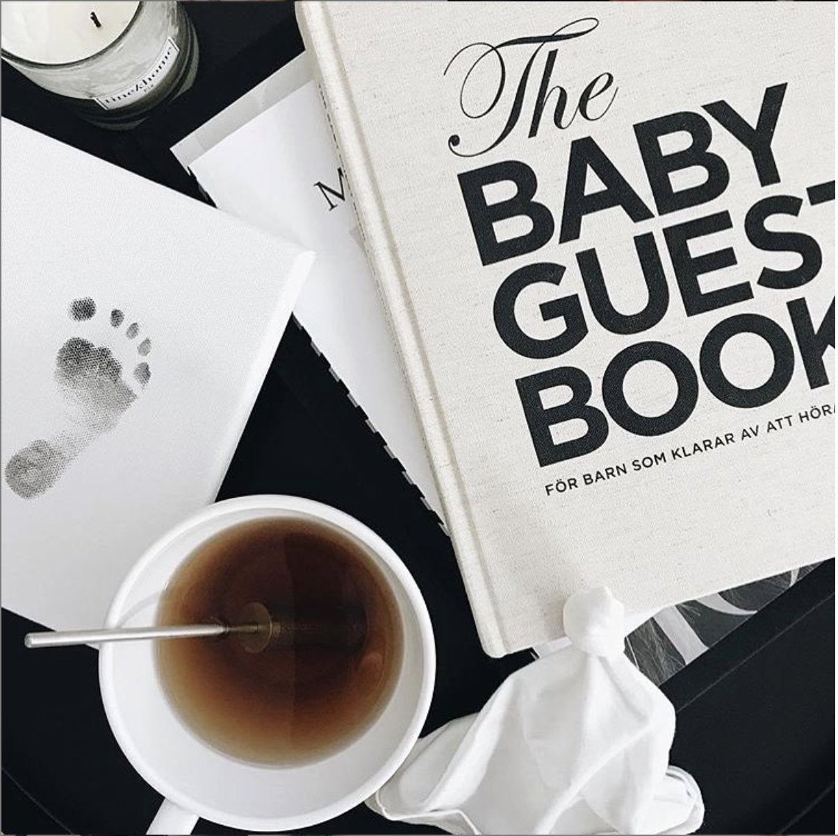 The Baby Guest Book - För barn som klarar av att höra sanningen - Svensk - The Tiny Universe Books