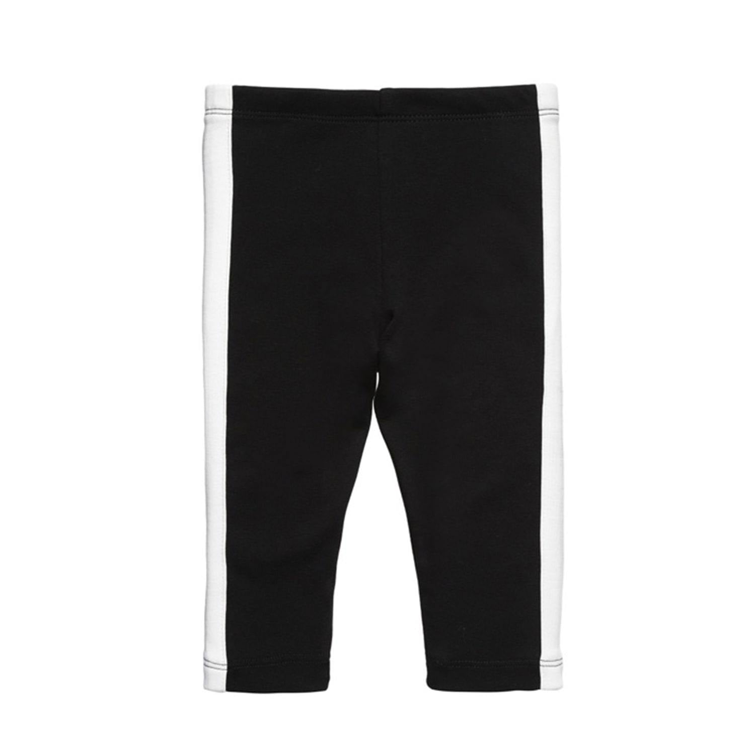 The Tiny Leggings - Black with white facing - The Tiny Universe Leggings