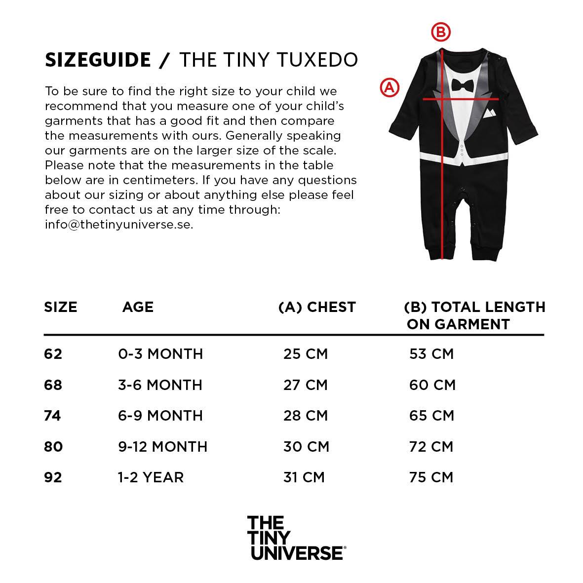 The Tiny Tuxedo - Classic - The Tiny Universe Suits/tuxedos