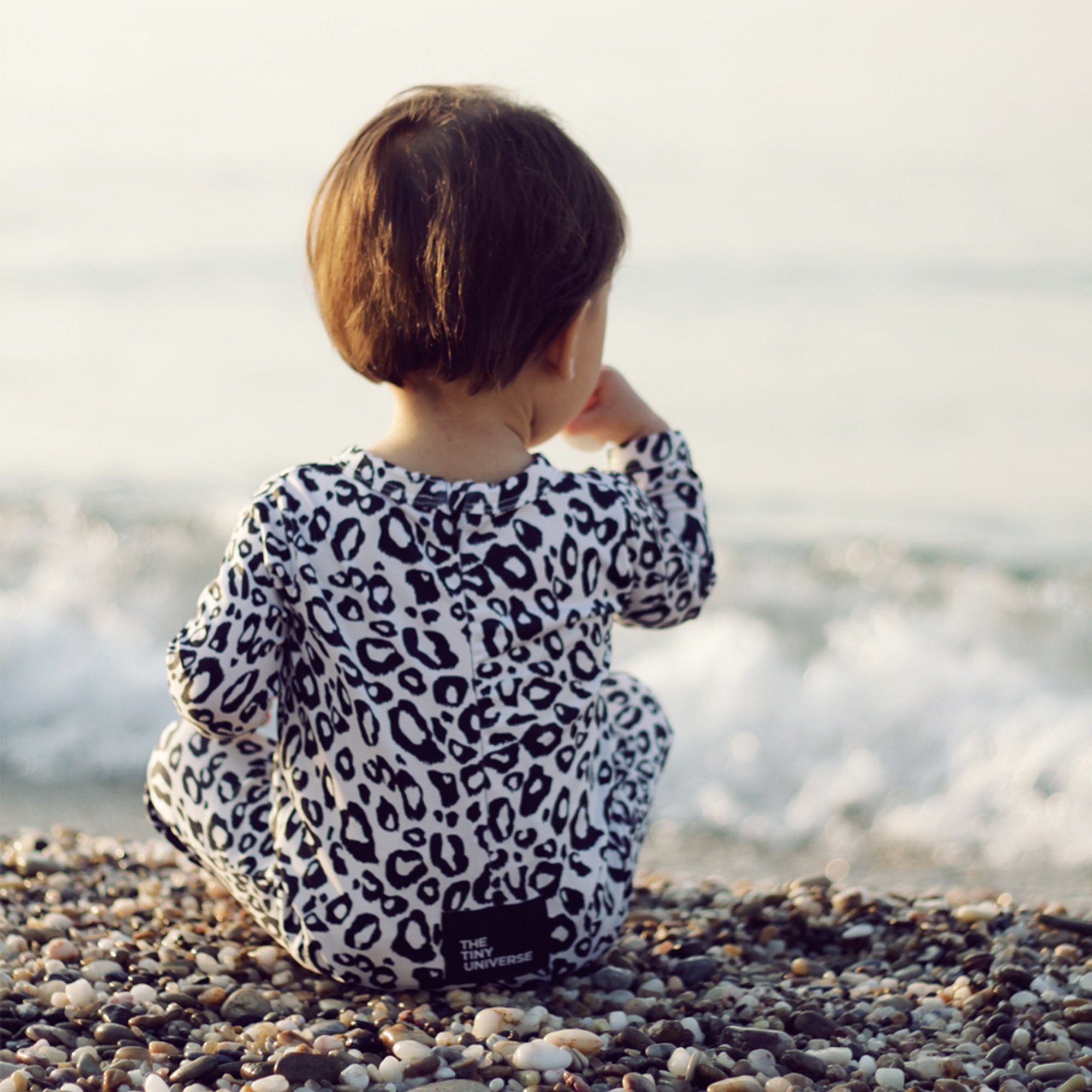 UV-protected Swimsuit - Snow Leopard - The Tiny Universe Swimsuit