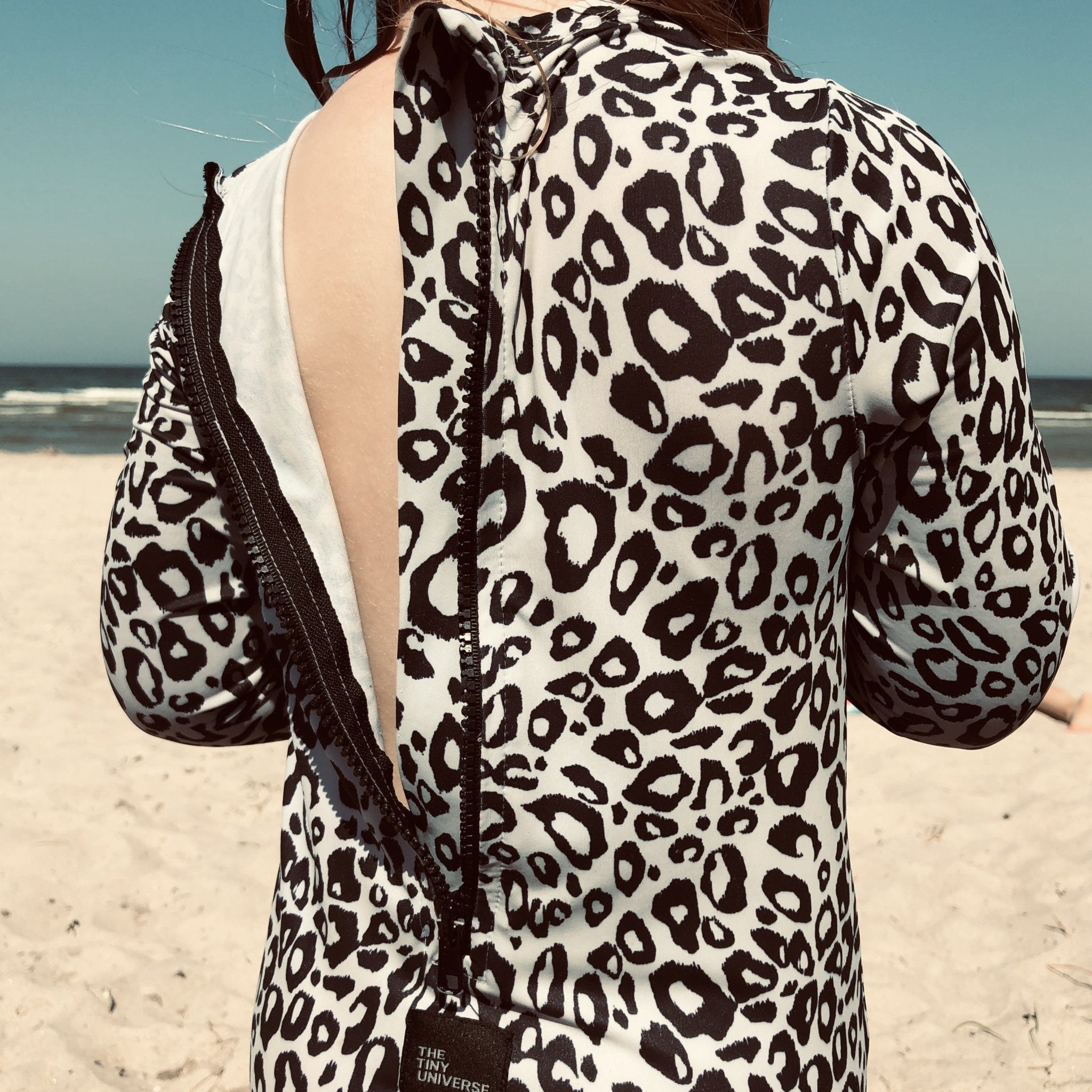 UV-protected Swimsuit - Snow Leopard - The Tiny Universe Swimsuit